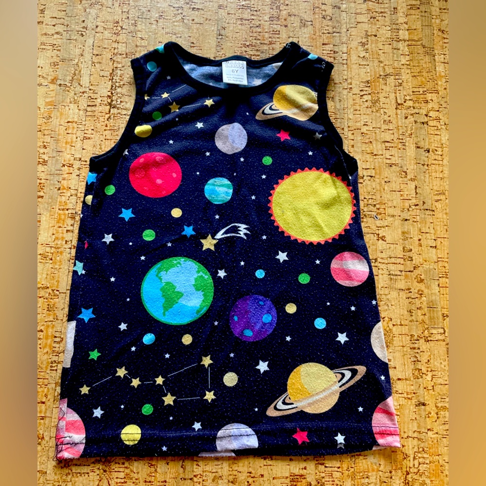 Urban Smalls kids Solar System tank top.